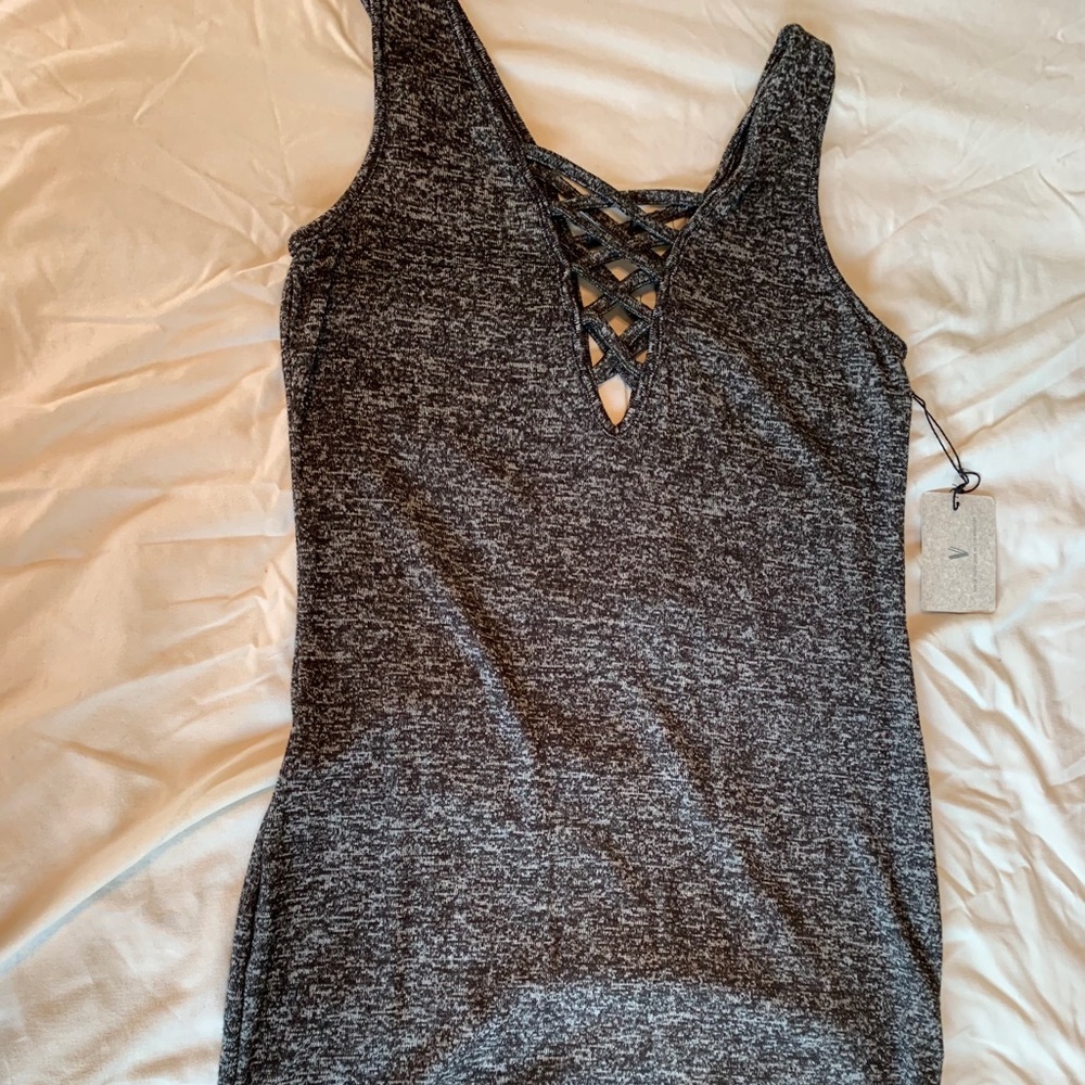 Gray Bodycon Dress